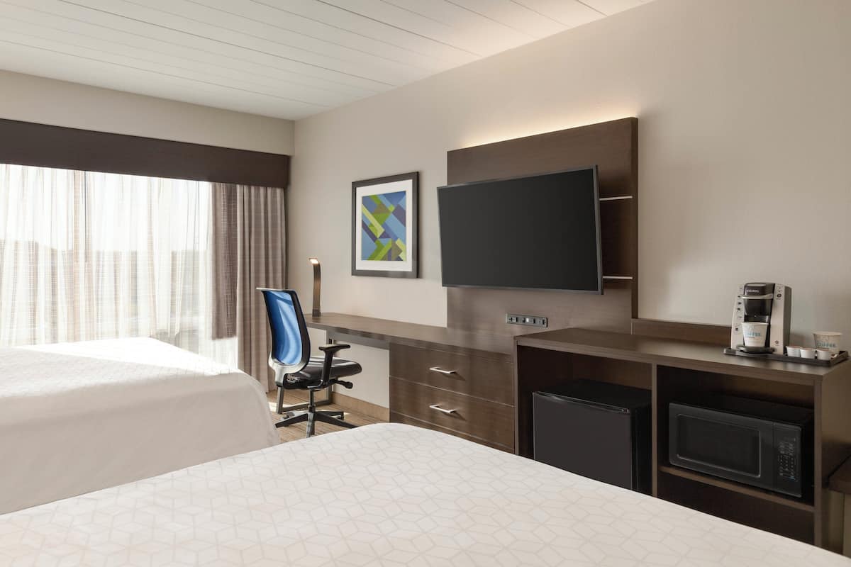 In-room safe, desk, blackout curtains, soundproofing