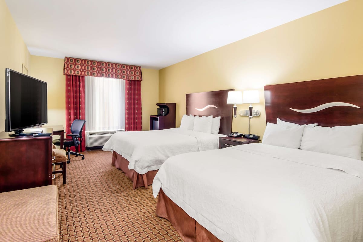 two queen beds non smoking | in-room safe, iron/ironing board, cots/infant beds, rollaway beds