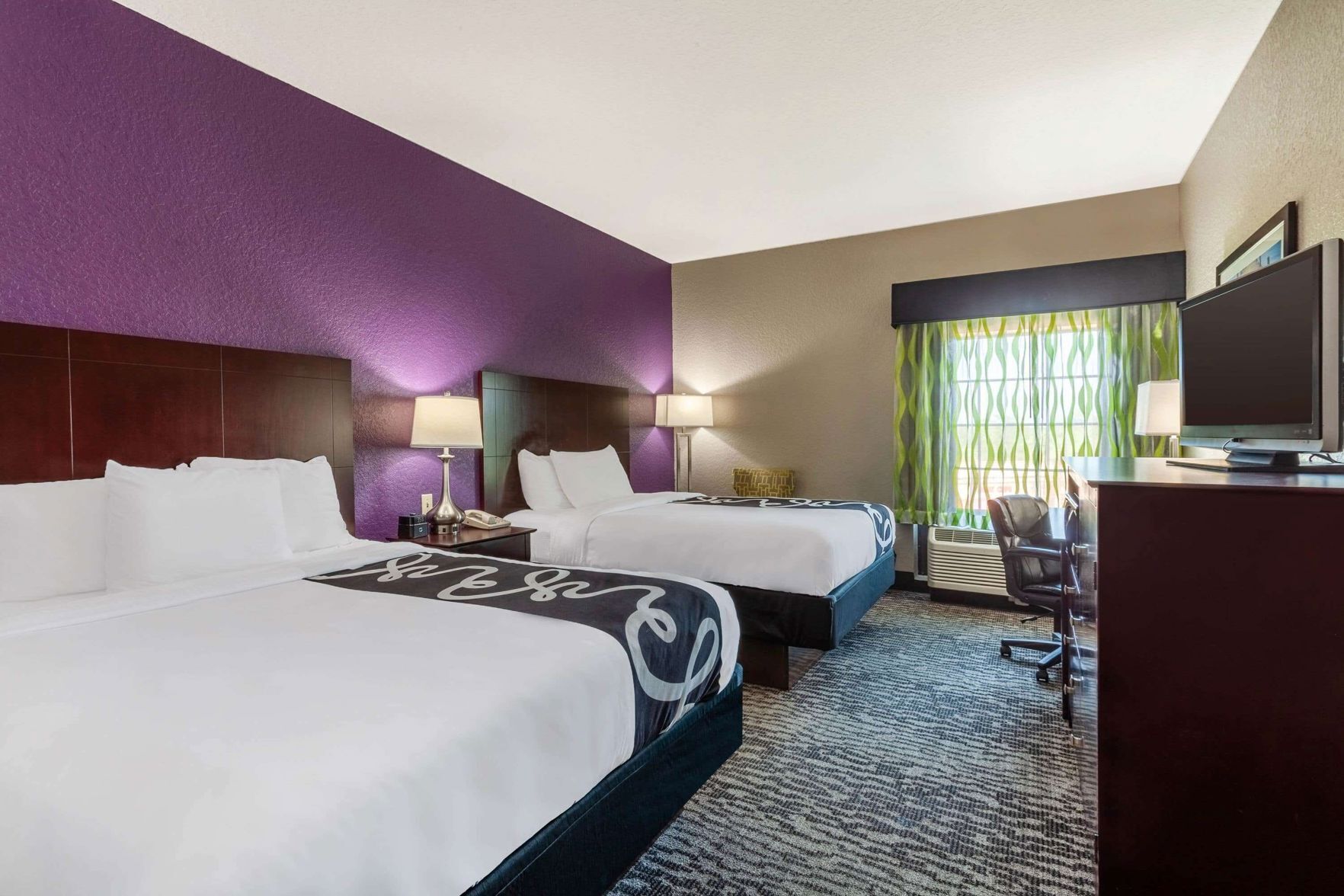 Premium bedding, pillowtop beds, individually decorated