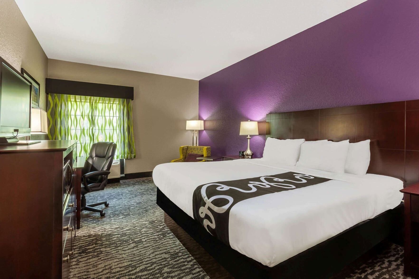 Premium bedding, pillowtop beds, individually decorated