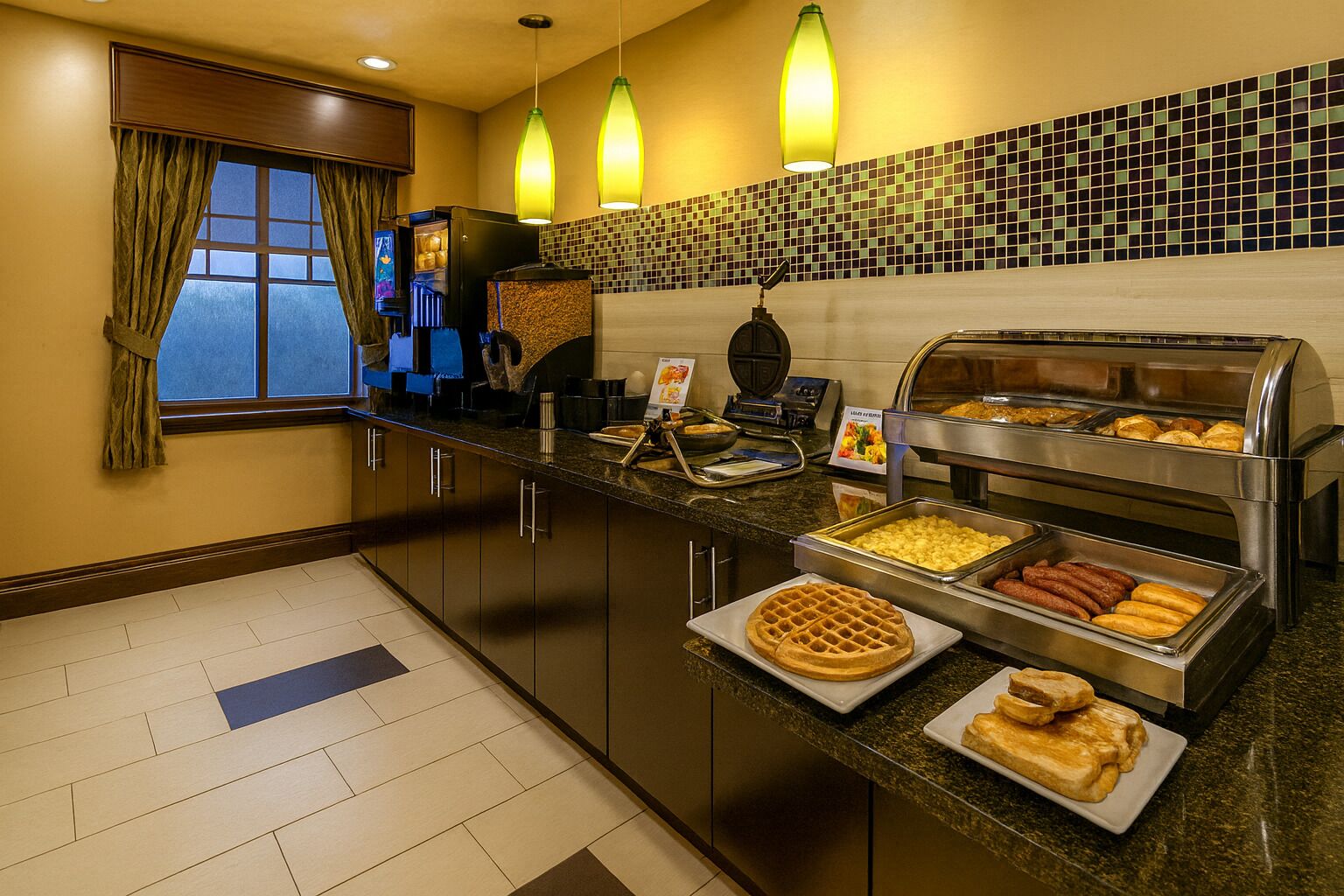 Free daily full breakfast