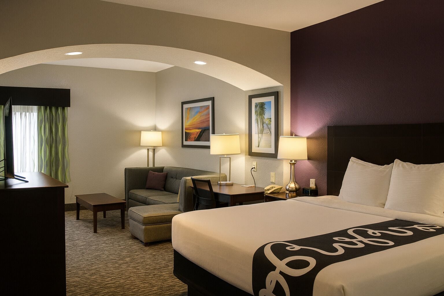 開放式套房, 1 張特大雙人床, 非吸煙房 | 高級寢具、特厚豪華床墊、獨特設計、獨特裝修