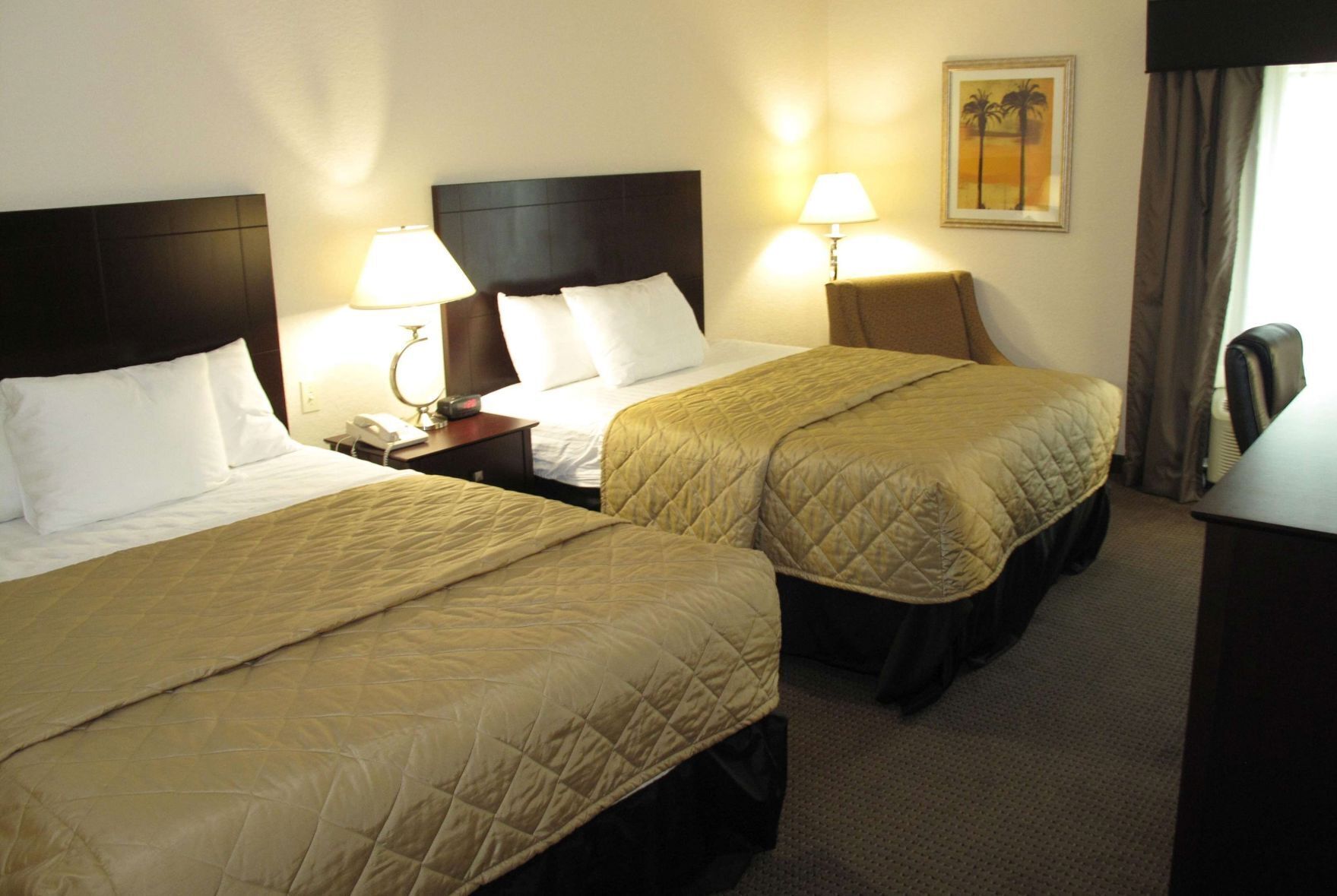 Premium bedding, pillowtop beds, individually decorated
