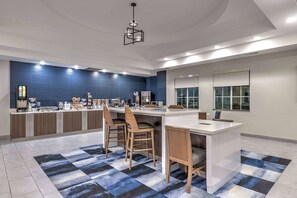 Free buffet breakfast