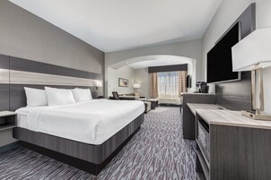 行政客房, 1 张特大床, 无烟房 | 高档床上用品、办公桌、遮光窗帘、隔音