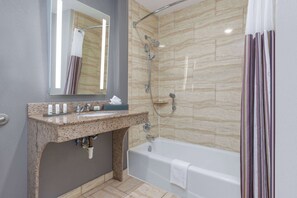 Room, 2 Queen Beds, Accessible, Non Smoking | Accessible bathroom - La Quinta Inn & Suites by Wyndham Allen at The Village (Allen)