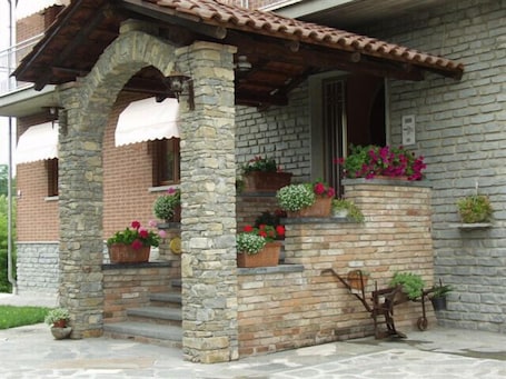 Entrada de la propiedad