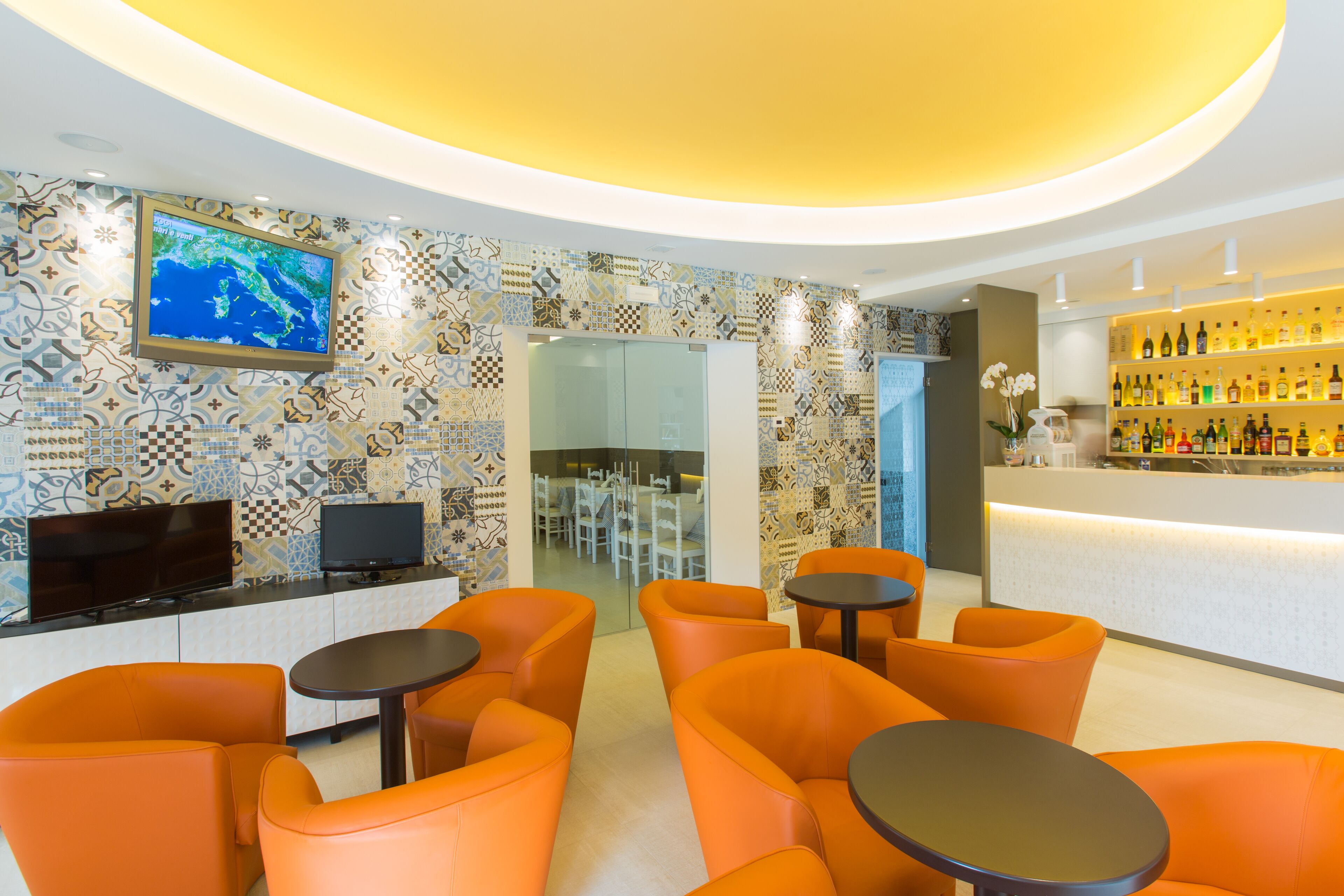 Sala de estar en el lobby