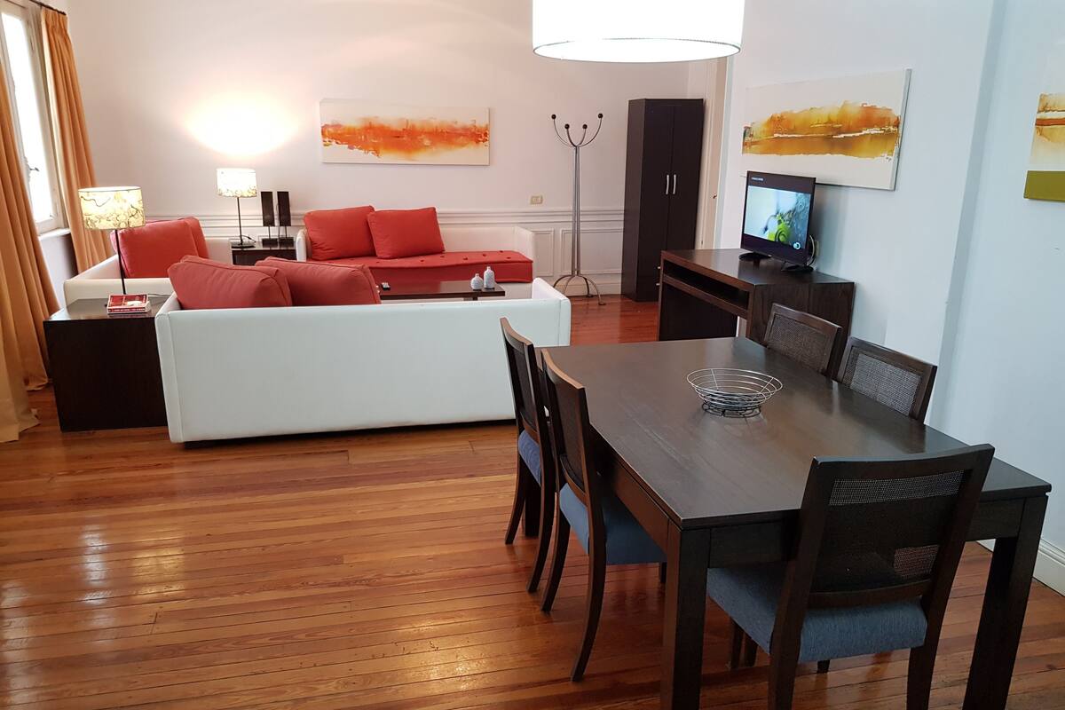 Superior-Apartment, 1 Schlafzimmer (5 pax) | Daunenbettdecken, Zimmersafe, Verdunkelungsvorhänge