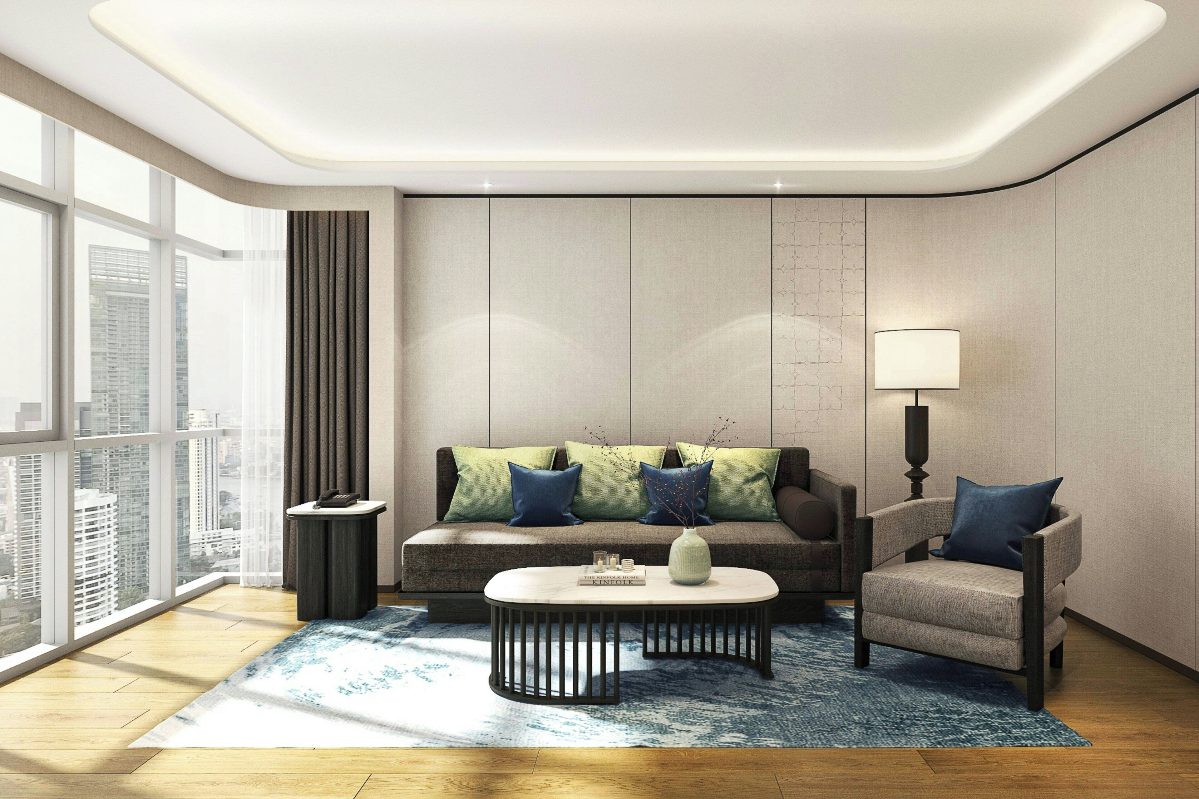 Deluxe Suite, 1 Bedroom | Minibar, in-room safe, desk, laptop workspace