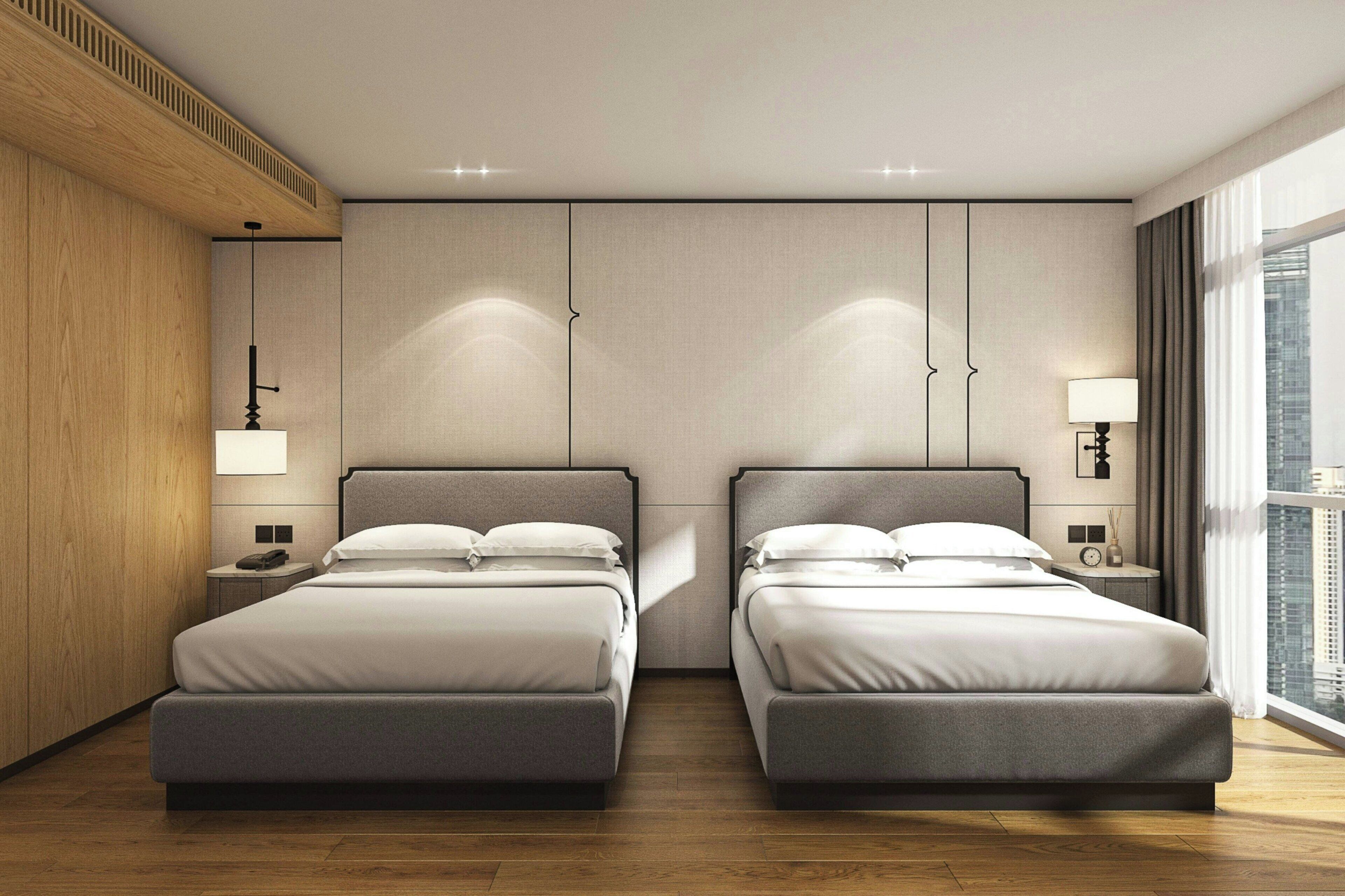 Executive Suite, 3 Bedrooms | Minibar, in-room safe, desk, laptop workspace