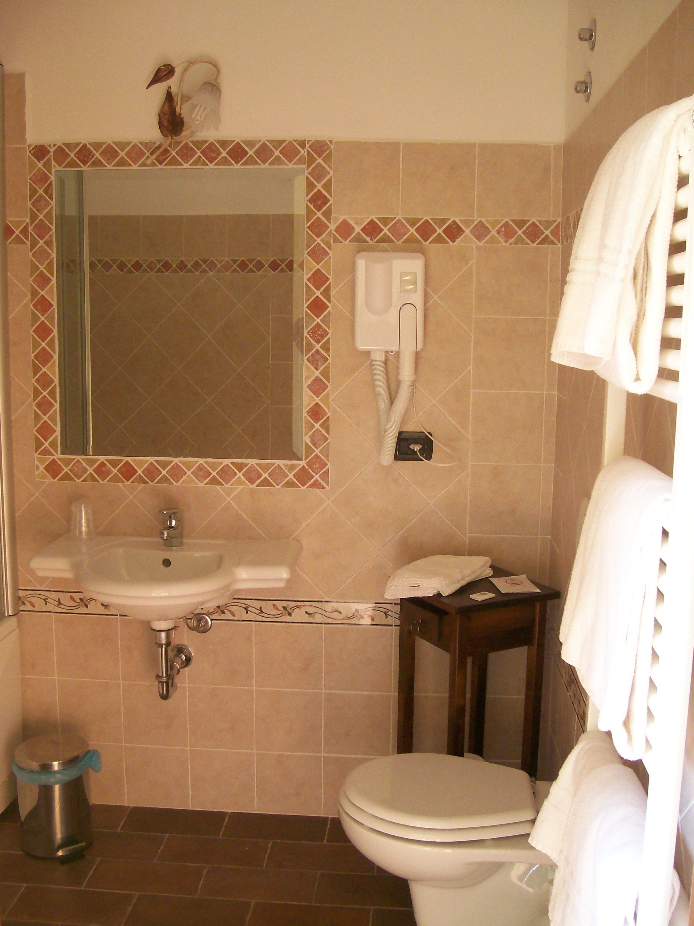 free toiletries, hair dryer, bidet, towels