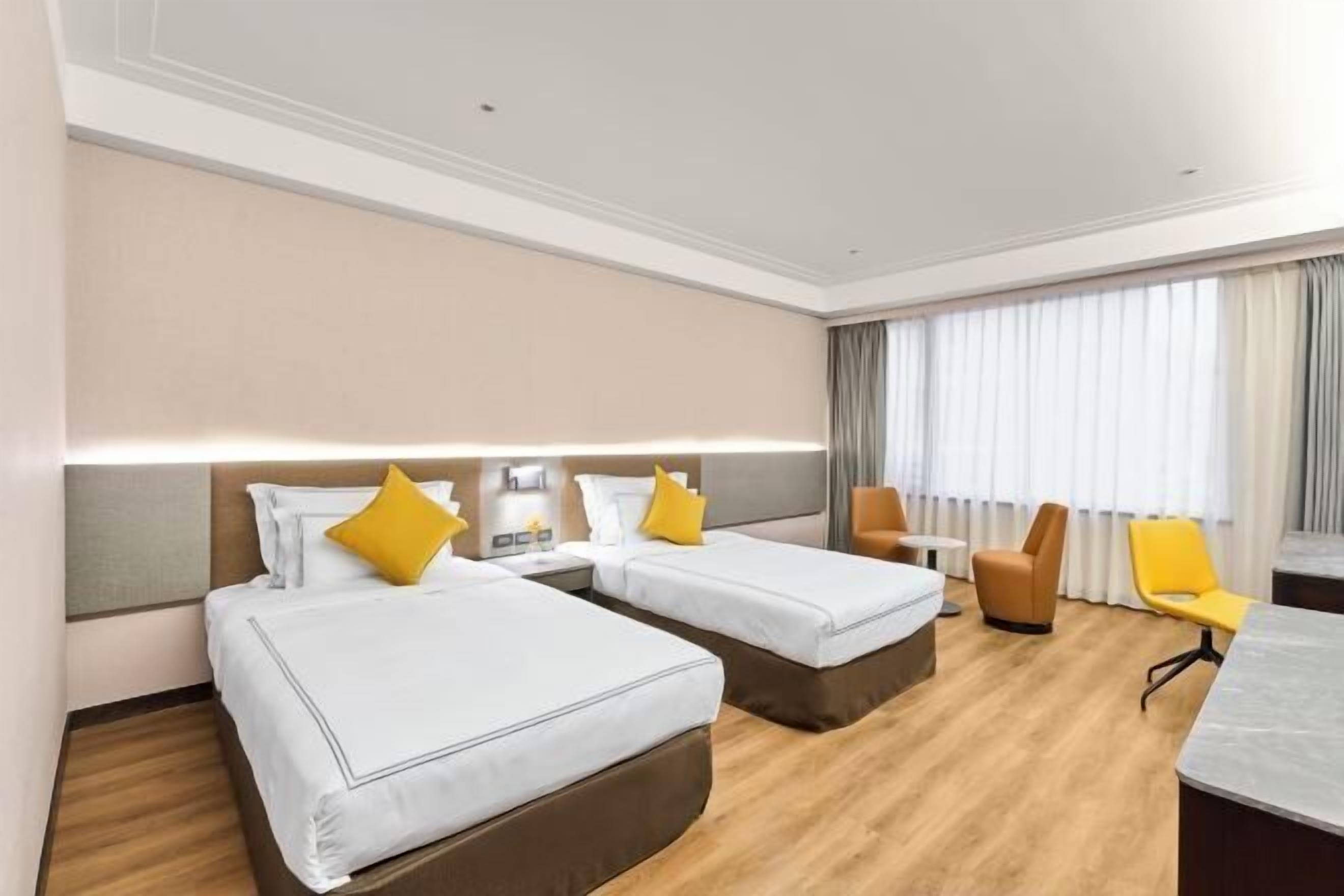 Minibar, in-room safe, desk, laptop workspace