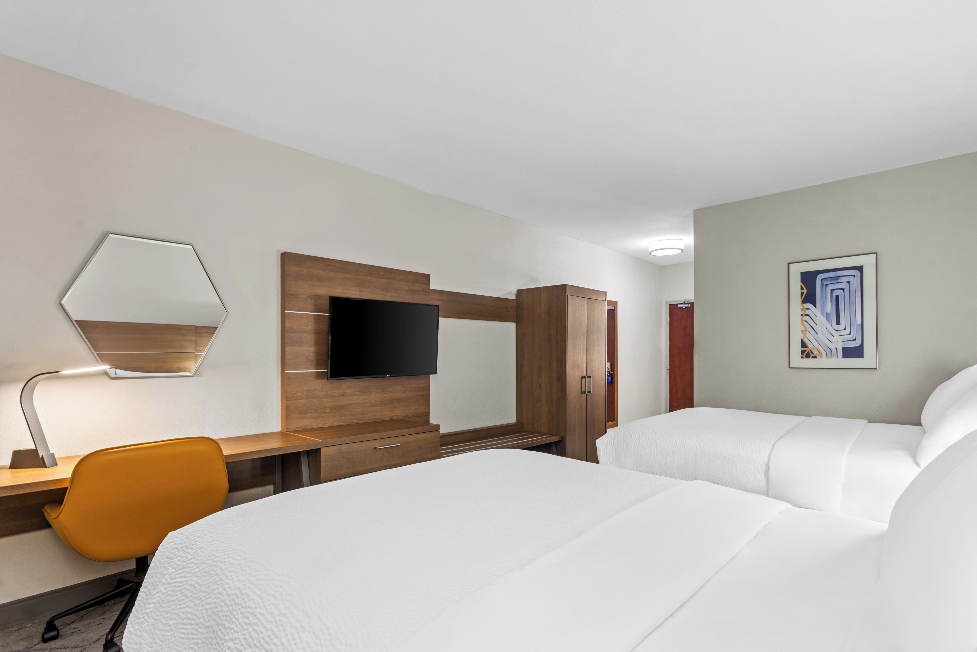 Standard Room, 2 Queen Beds | Premium bedding, in-room safe, desk, iron/ironing board