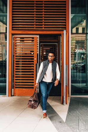 Blick von der Unterkunft