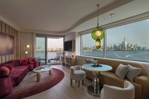 Fantastic Room, Junior-Suite, 1 Schlafzimmer, Flussblick | Wohnbereich