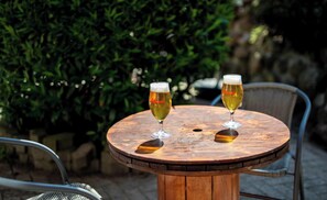 Terrace/patio - Hotel Vissenbjerg Storkro (Vissenbjerg)