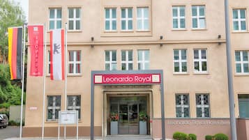 Overnatningsstedets indgangsparti