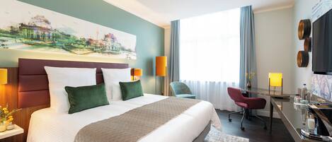 Comfort Room | In-room safe, desk, blackout drapes, soundproofing
