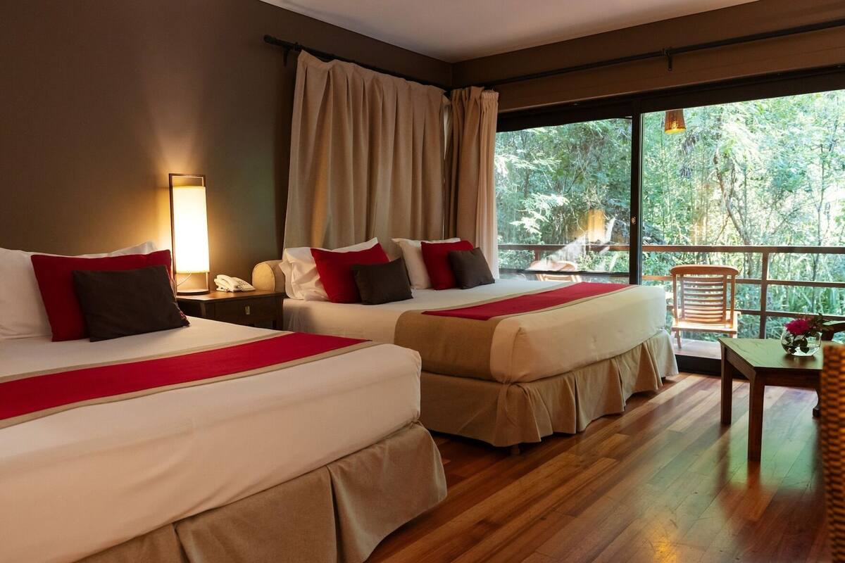 Premium bedding, down comforters, pillowtop beds, minibar