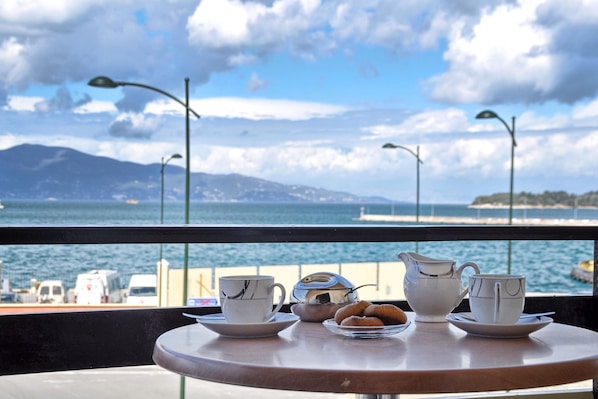 Double or Twin Room, Sea View | View from room