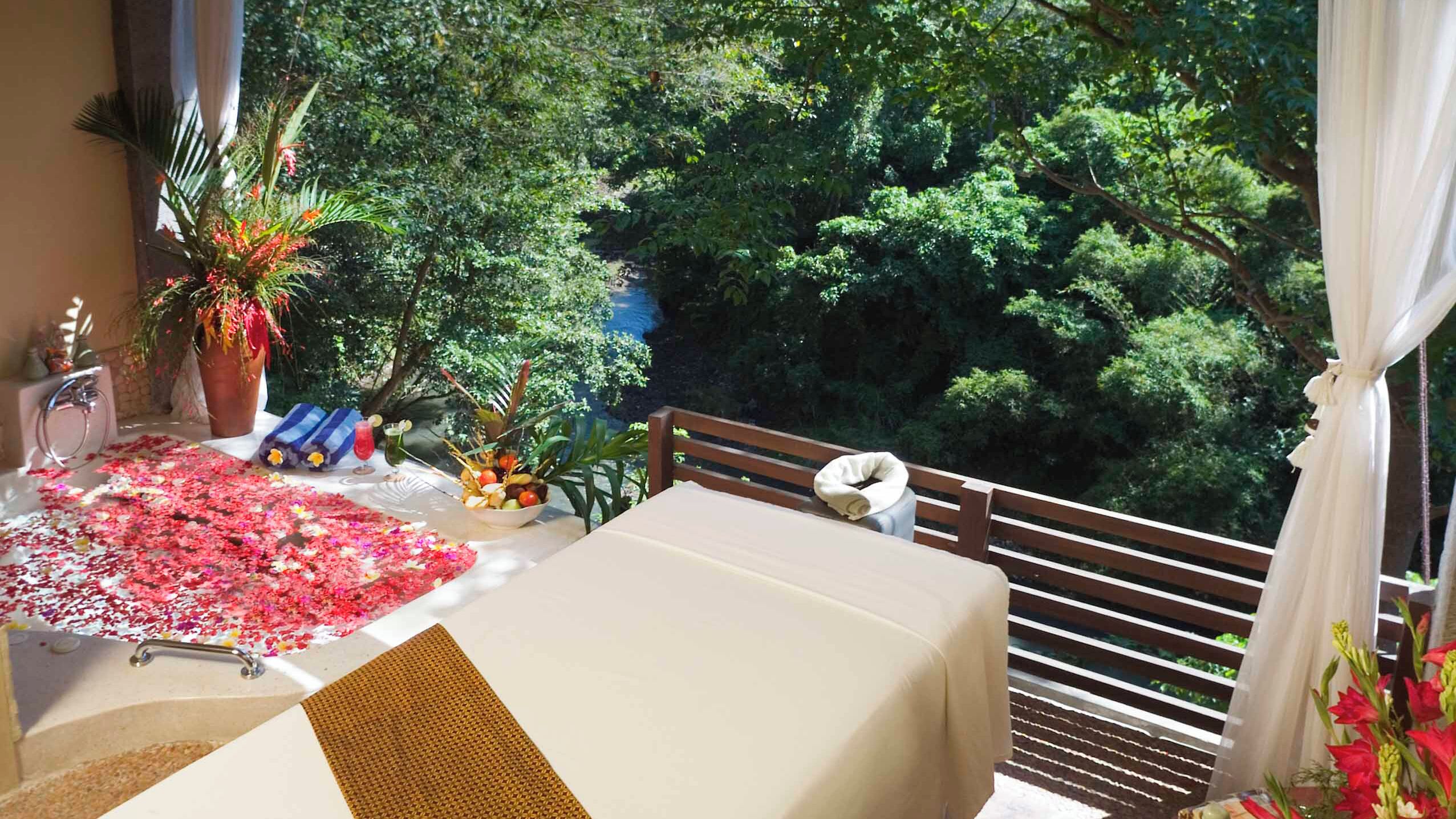 Behandlungsräume für Paare, Whirlpool, Körperbehandlungen, Aromatherapie