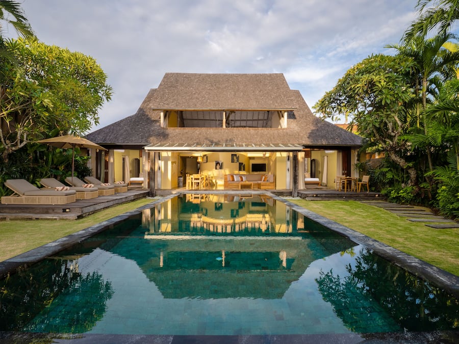 Villa, 2 Bedrooms, Private Pool | Living area | LED TV, DVD player