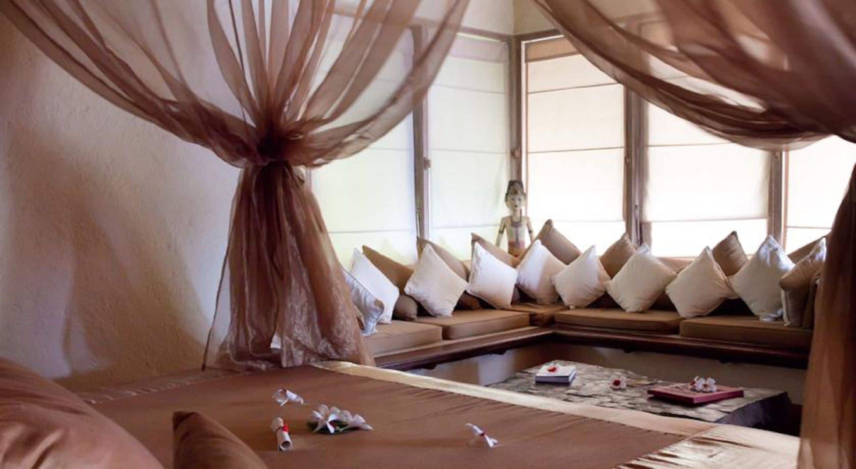 family room | 1 bedroom, in-room safe, individually decorated, desk