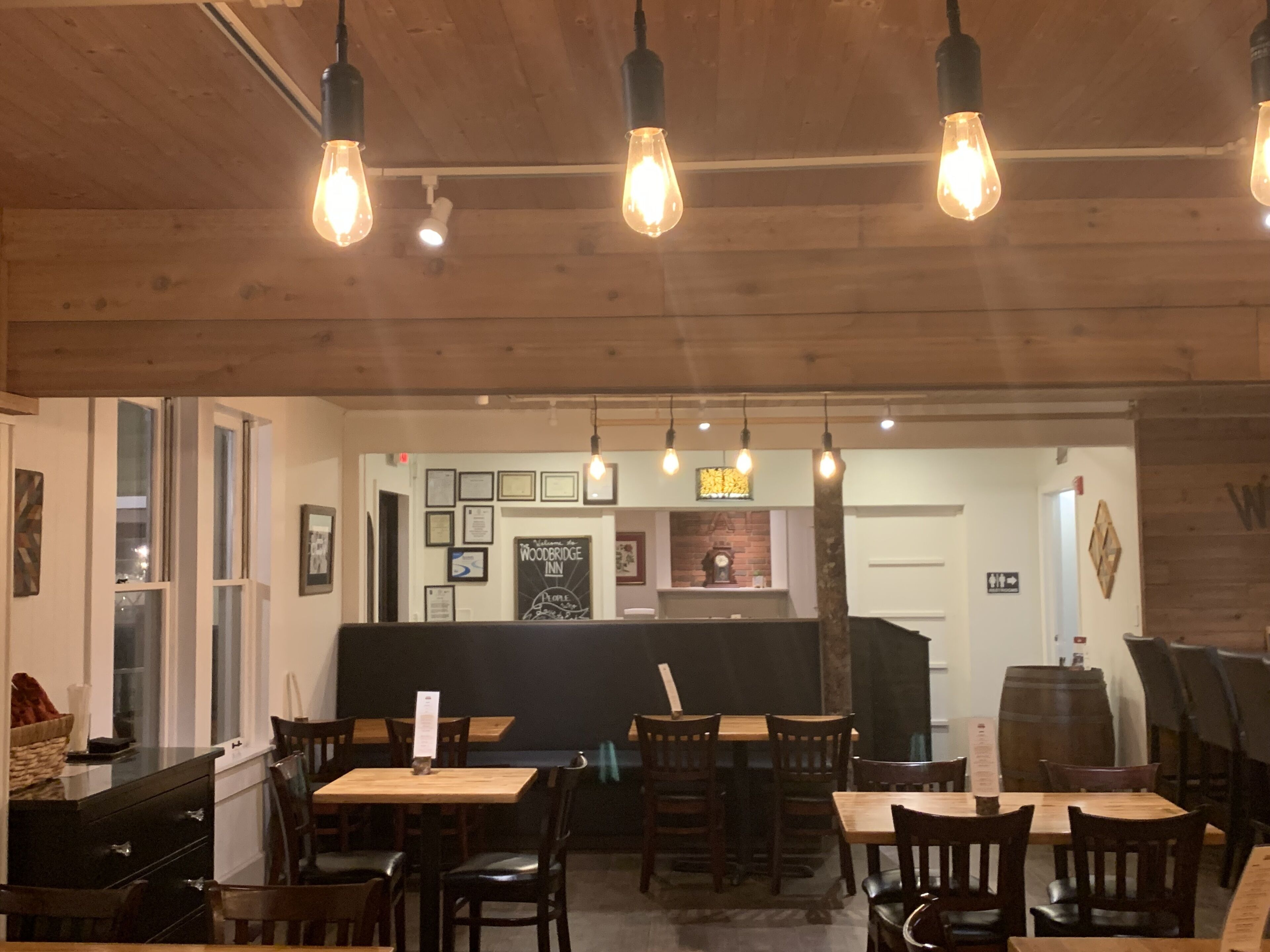 american cuisine, garden views