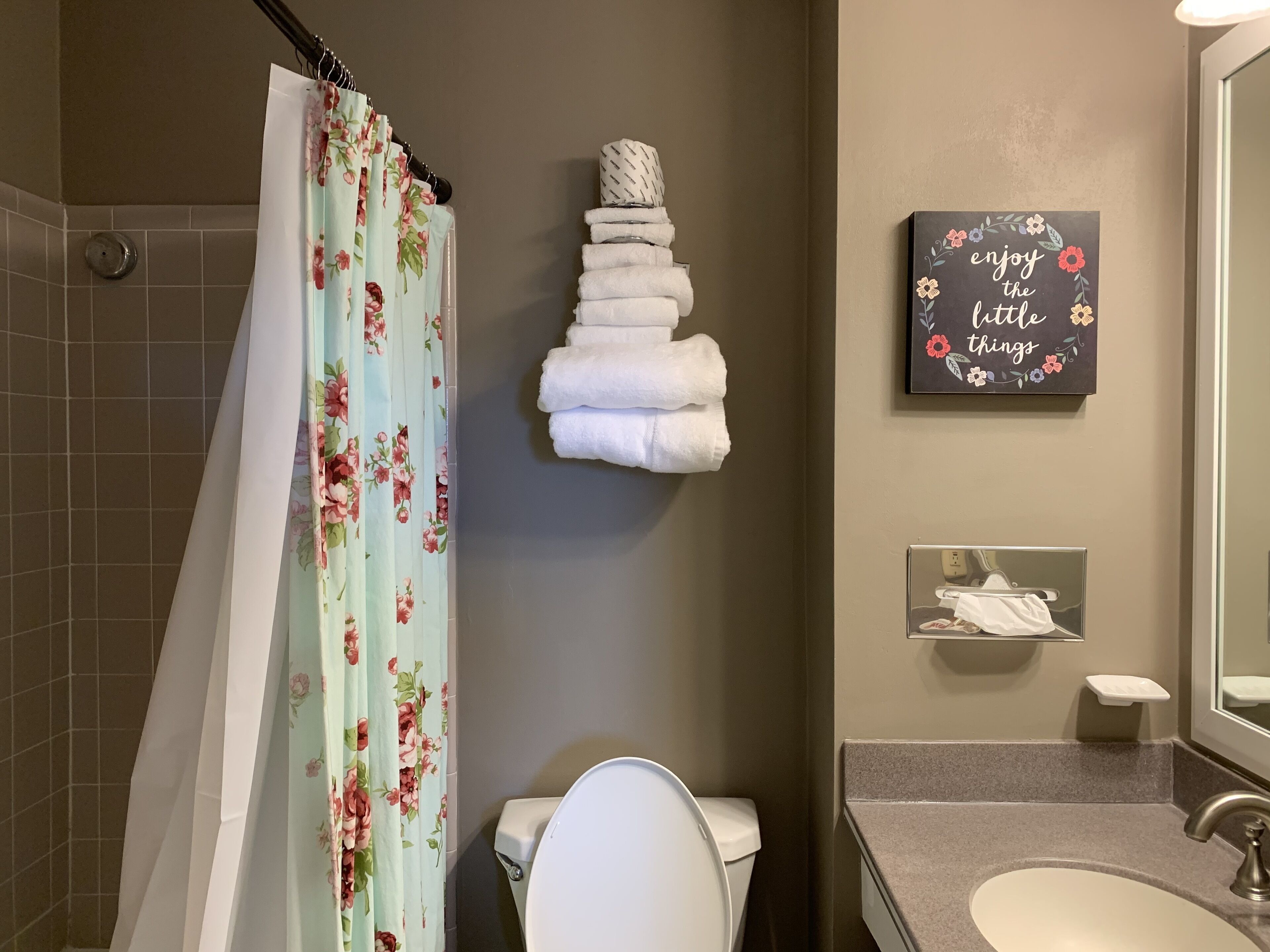 Baño | Amenidades de baño gratuitas, secadora de cabello, toallas 