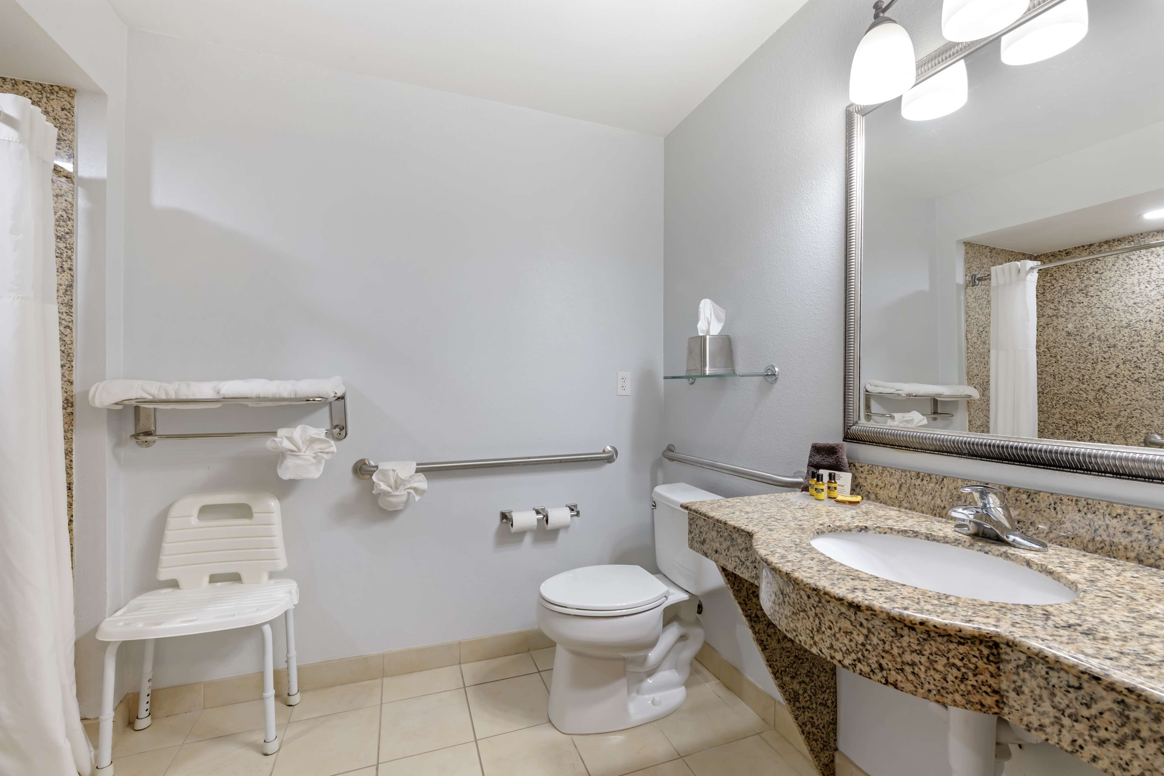 combined shower/bathtub, hydromassage showerhead, designer toiletries