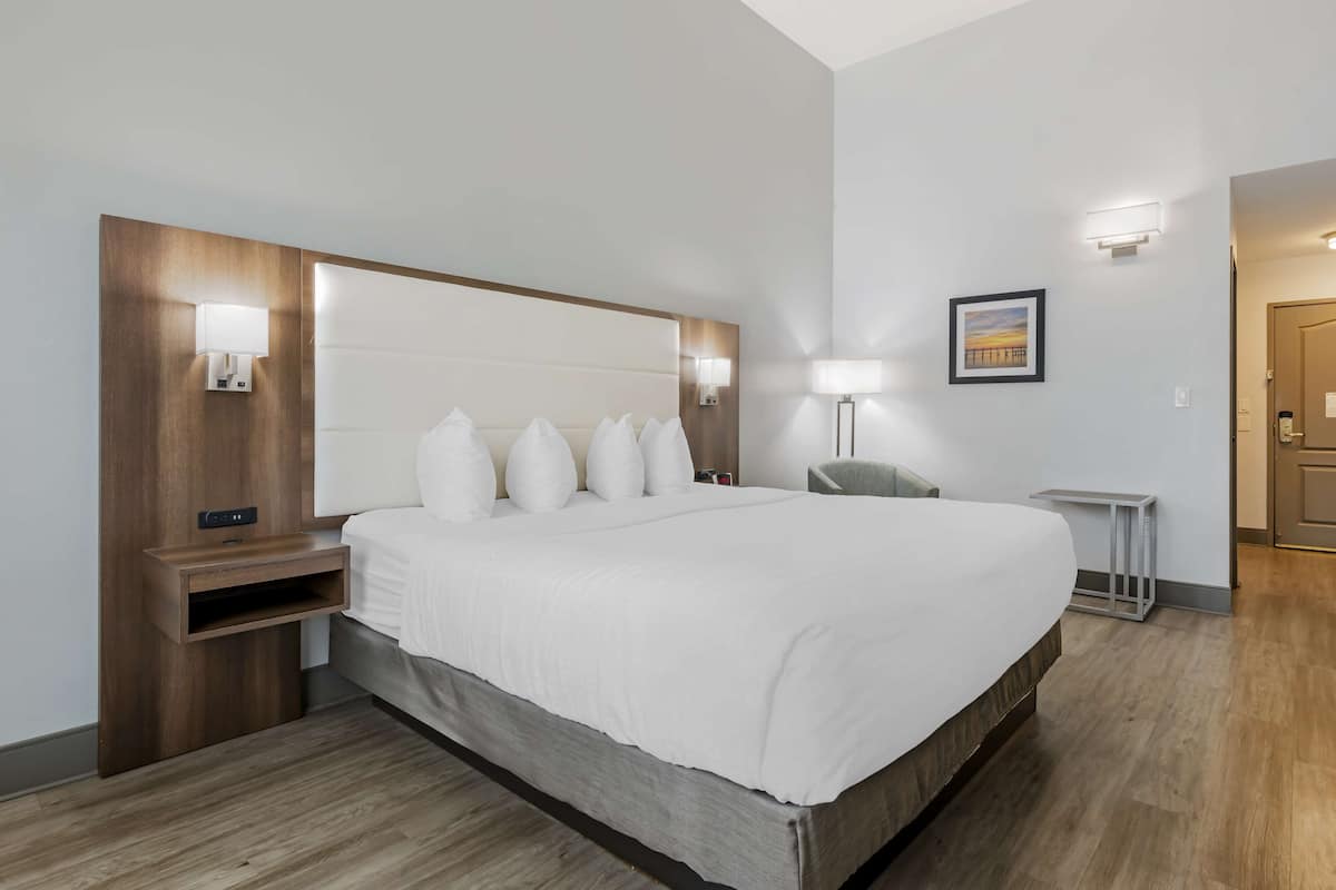 Habitación estándar, 1 cama King size, con acceso para personas discapacitadas, para no fumadores | Ropa de cama de alta calidad, edredón y escritorio