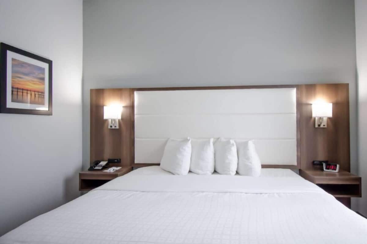 أغطية فراش متميزة وألحفة محشوة بالريش ومكتب ومساحة عمل للكمبيوتر المحمول