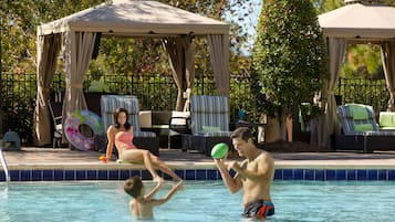 Outdoor pool, cabanas (surcharge), pool umbrellas