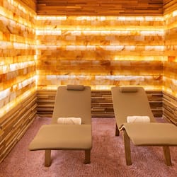 Couples treatment rooms, sauna, hot tub, steam room, body treatments