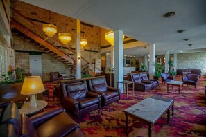 Sittområde i lobbyn