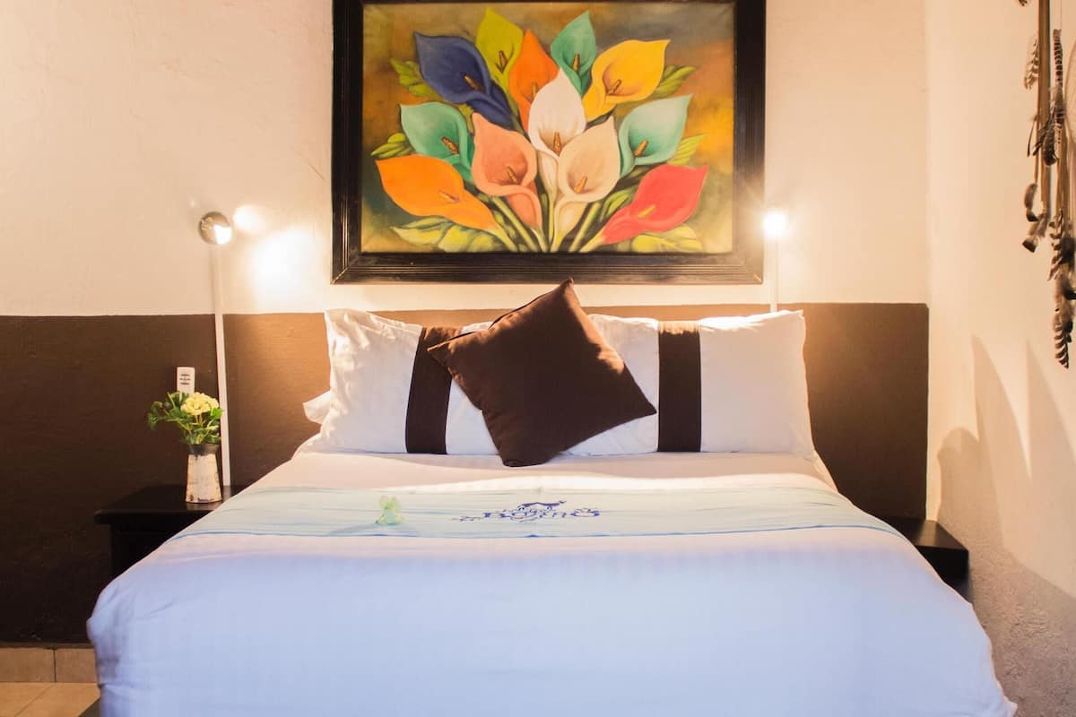 1 bedroom, Egyptian cotton sheets, premium bedding, down comforters