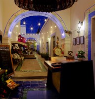 Mostrador de check-in y check-out