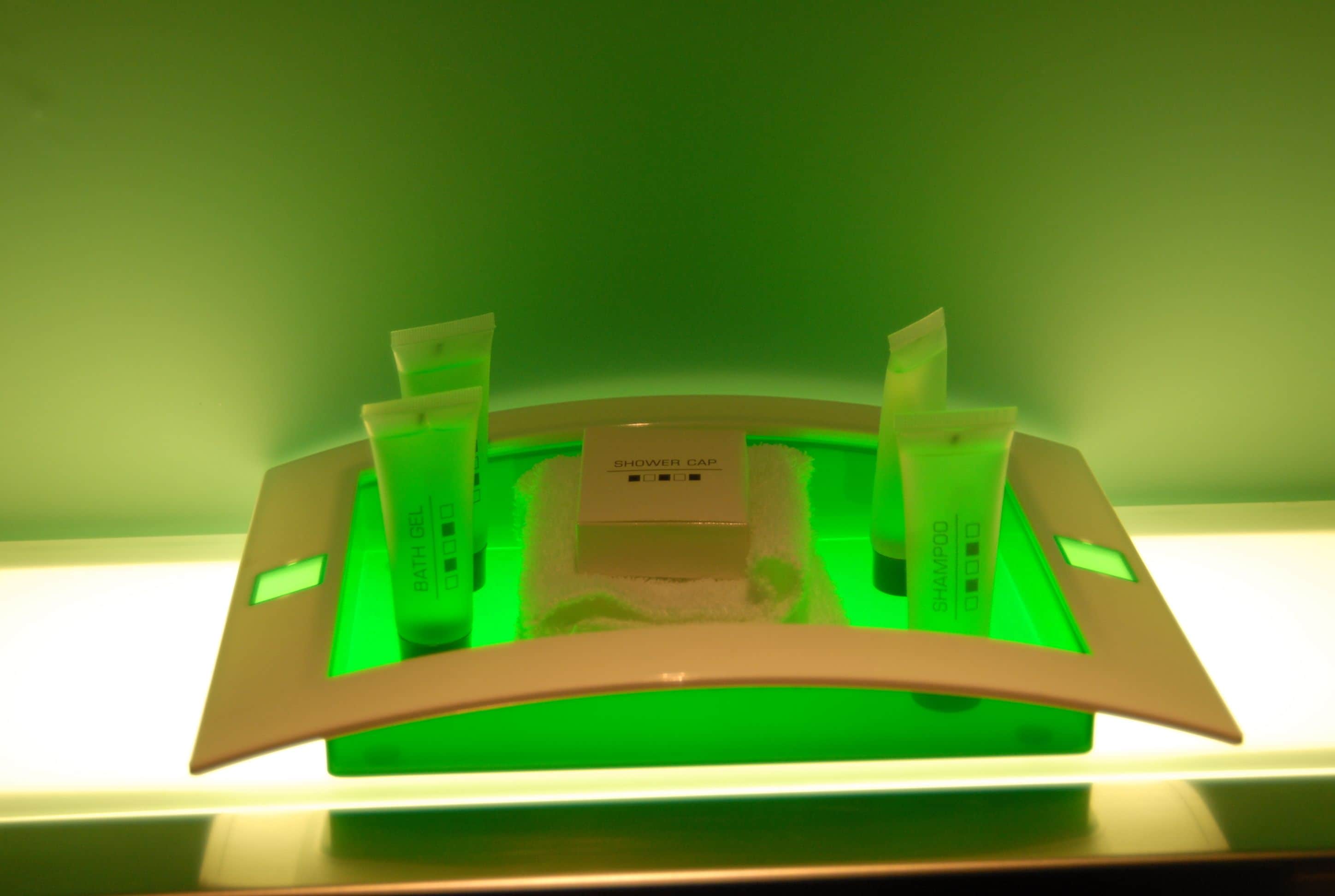 combined shower/bathtub, free toiletries, hair dryer, towels