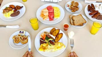 Frokostbuffé er inkludert hver dag