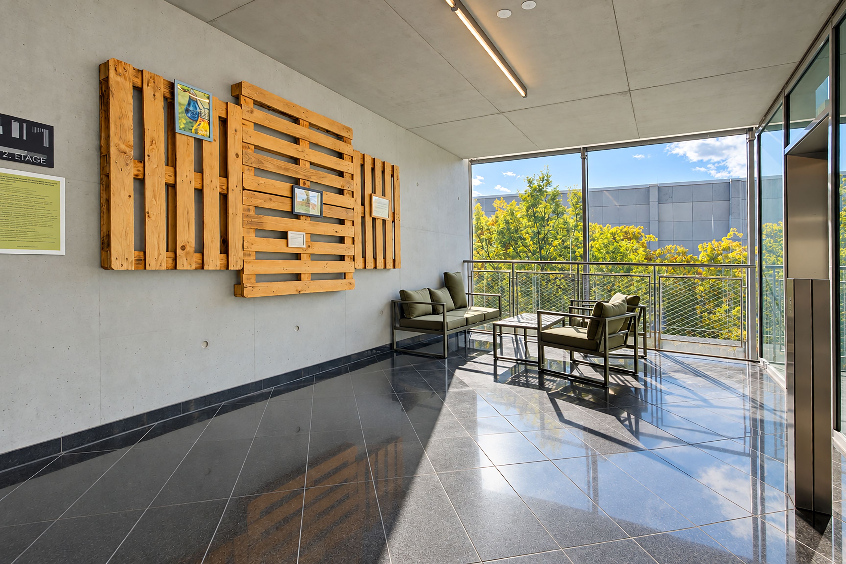 Lobby sitting area