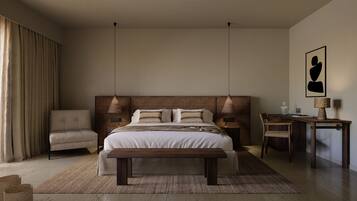 Artículos del minibar gratis y caja de seguridad en la habitación