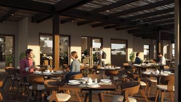 4 ristoranti, aperti a colazione