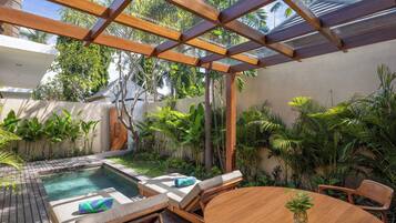 Vila com design assinado, 1 quarto, piscina particular (Special Opening Deals) | Vista do quarto