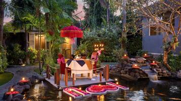 Breakfast, lunch, dinner served; Asian cuisine, garden views