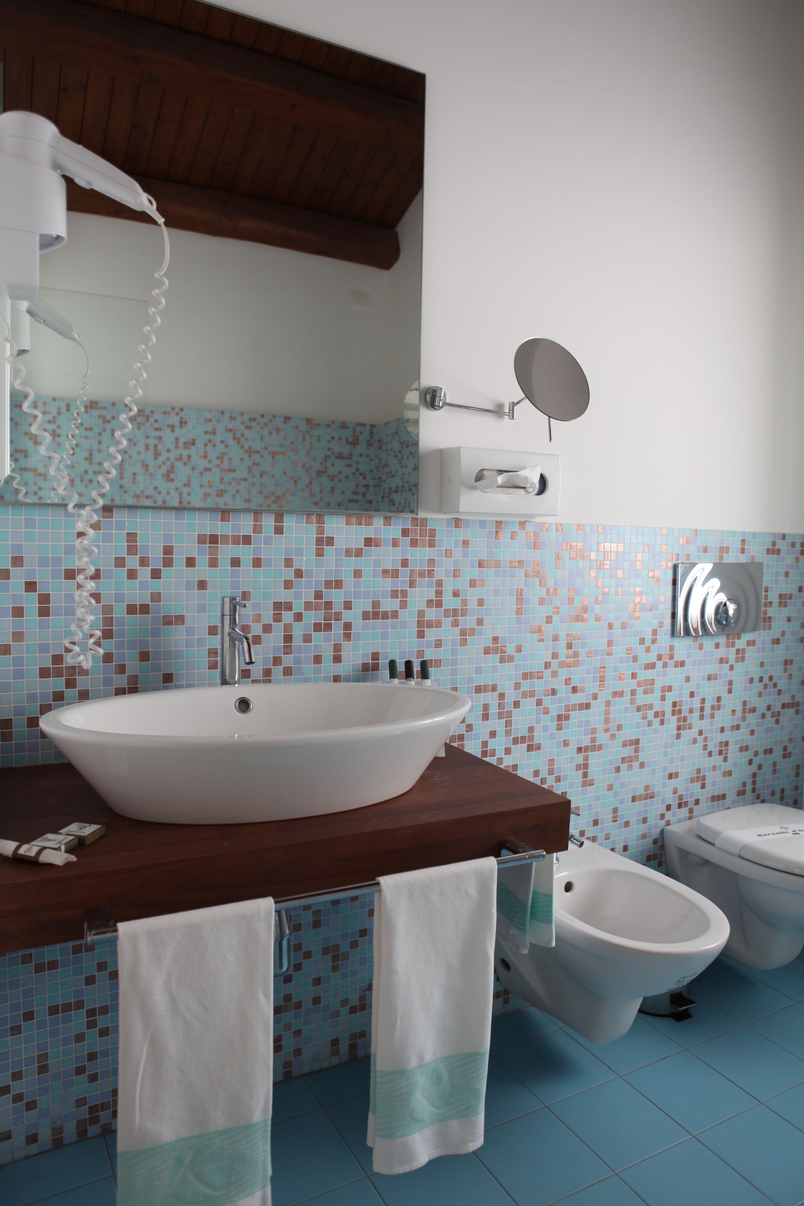 bathtub, free toiletries, hair dryer, bidet