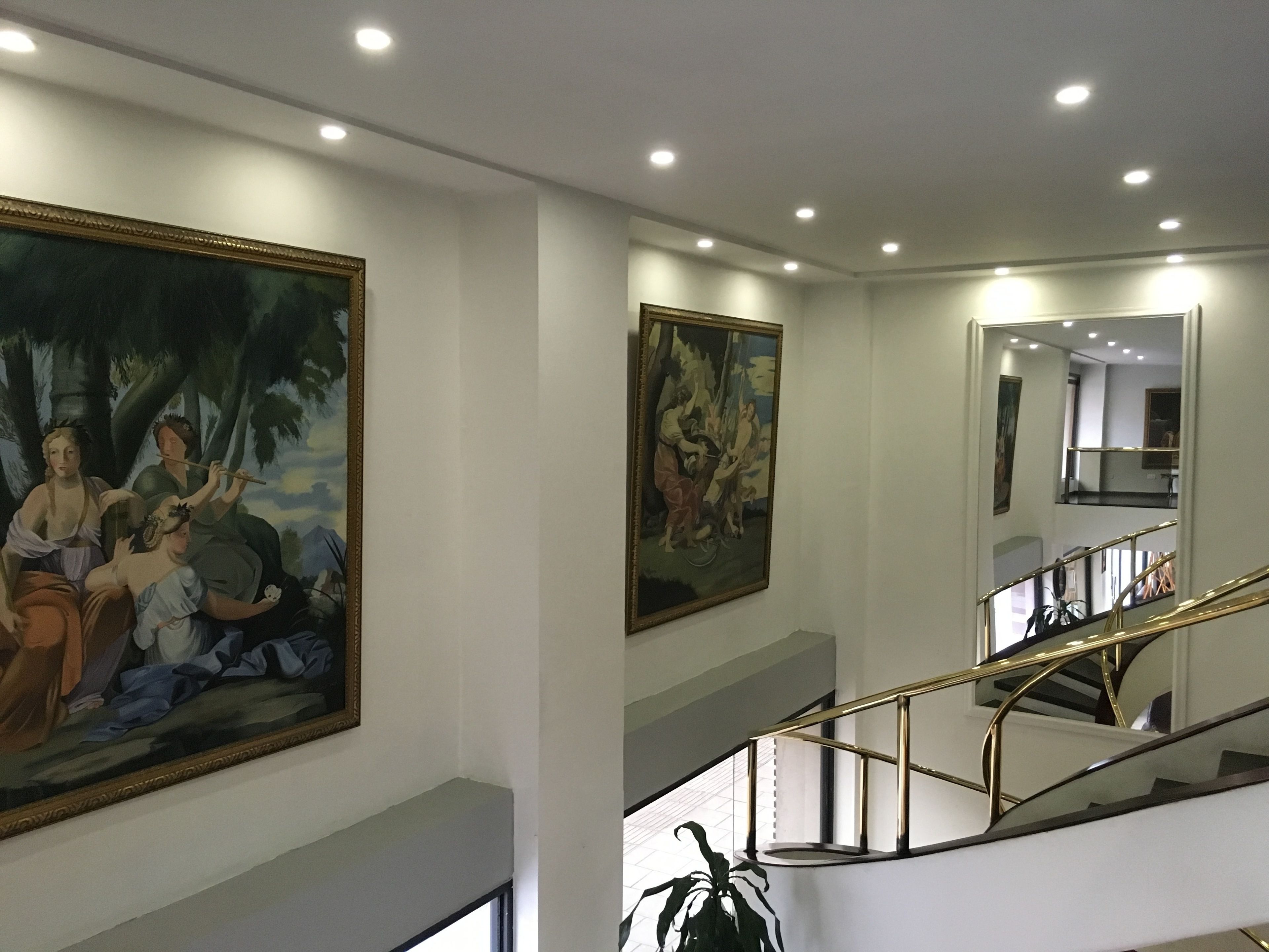 Interior entrance