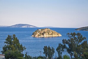 Vue sur la plage ou l’océan