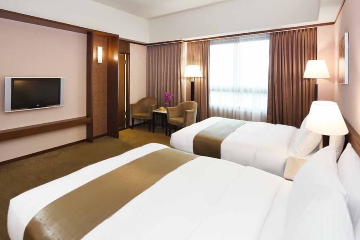 Family Quadruple Room, 2 Double Beds | In-room safe, desk, blackout curtains, iron/ironing board (on request)
