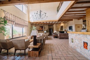 Sala de estar en el lobby